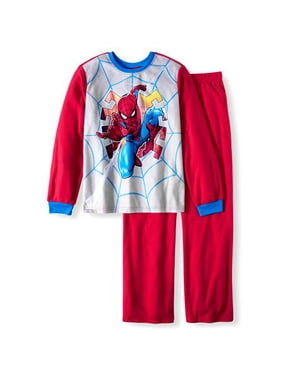 DISNEY MARVEL Spider-Man Boys’ Flannel Pajamas 2-Piece size 4//5 6//7 8 10//12